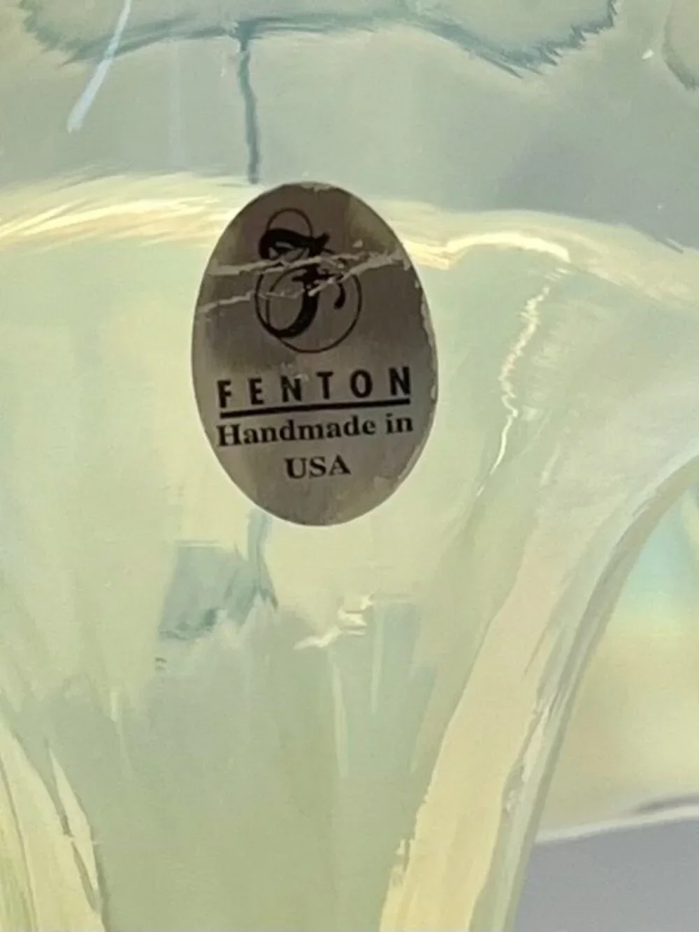 Fenton Yellow Vaseline Uranium 